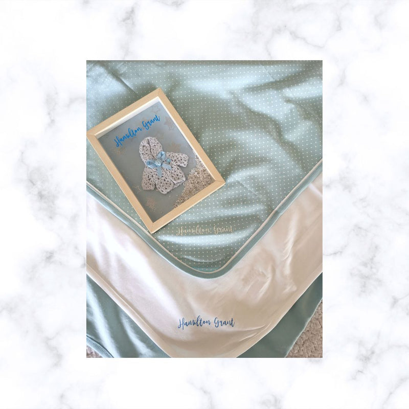 New Born Baby Gift | Baby Shower Gift | Gift For New Parents | Personalised Organic Swaddle