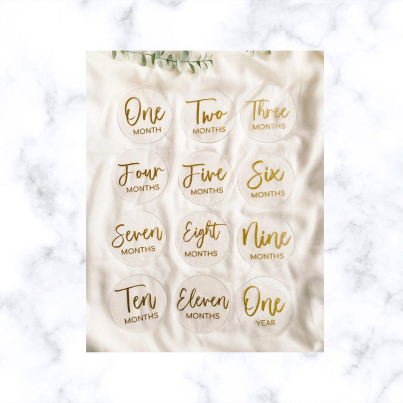 Signature Acrylic Baby Milestone Collection