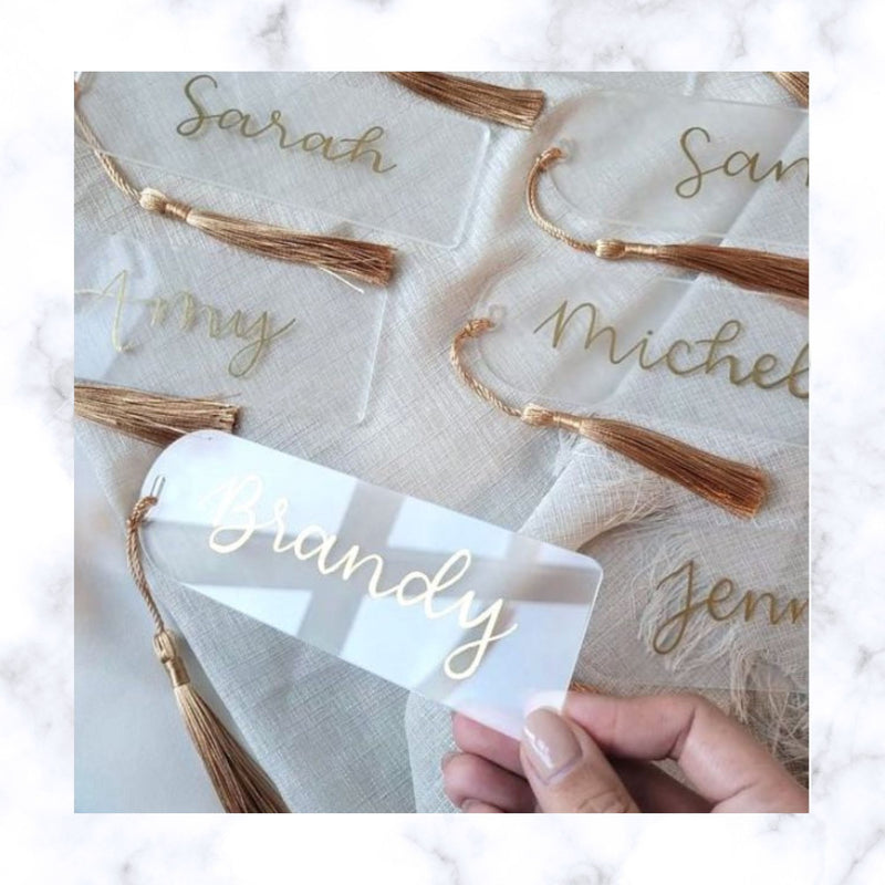 Custom Acrylic Arch Bookmark | Planner Bookmark | Journal Bookmark | Teachers Gift | Christmas Gift