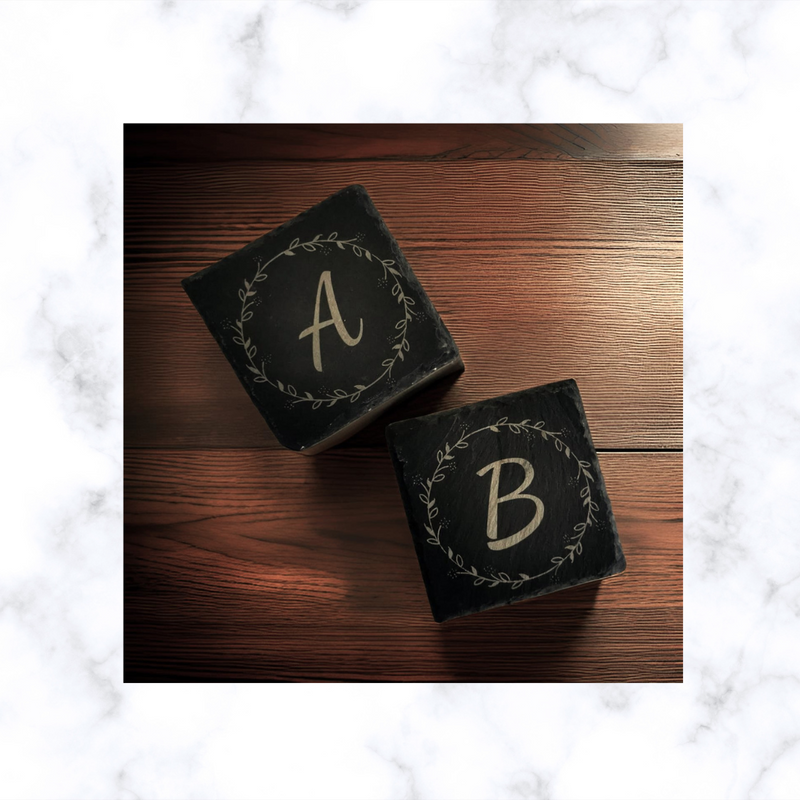 Engraved Stone Coasters | Housewarming Gifts | Home Accessories | Christmas Gift | Wedding Gift | Corporate Gift