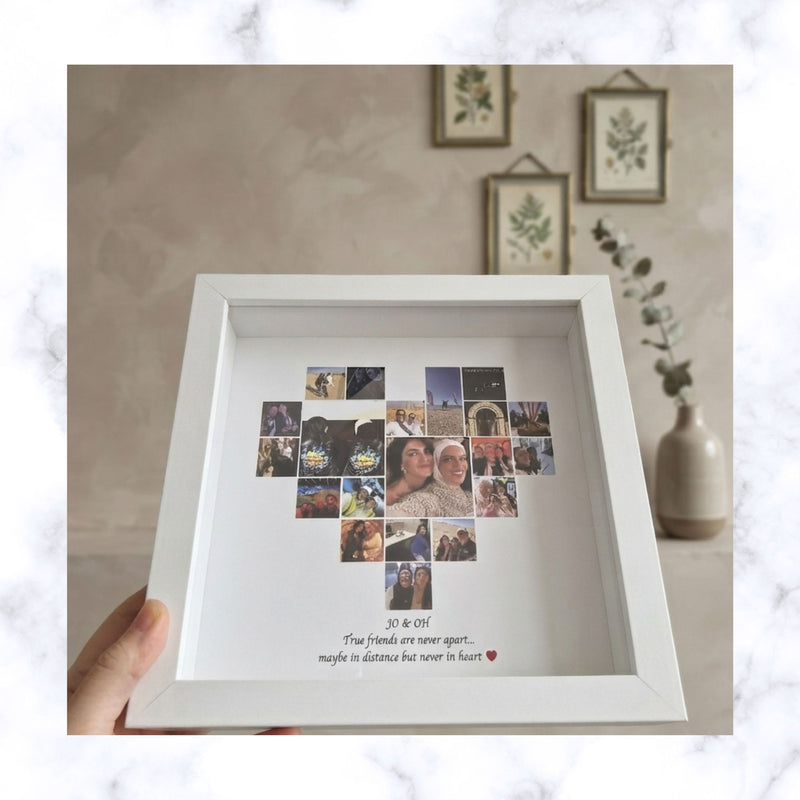 CUSTOM COLLAGE PHOTO FRAME | BIRTHDAY | ANNIVERSARY | WEDDING | GRADUATION | TEACHER | FAREWELL | TEENAGER GIFT | FRIENDS REUNION GIFT