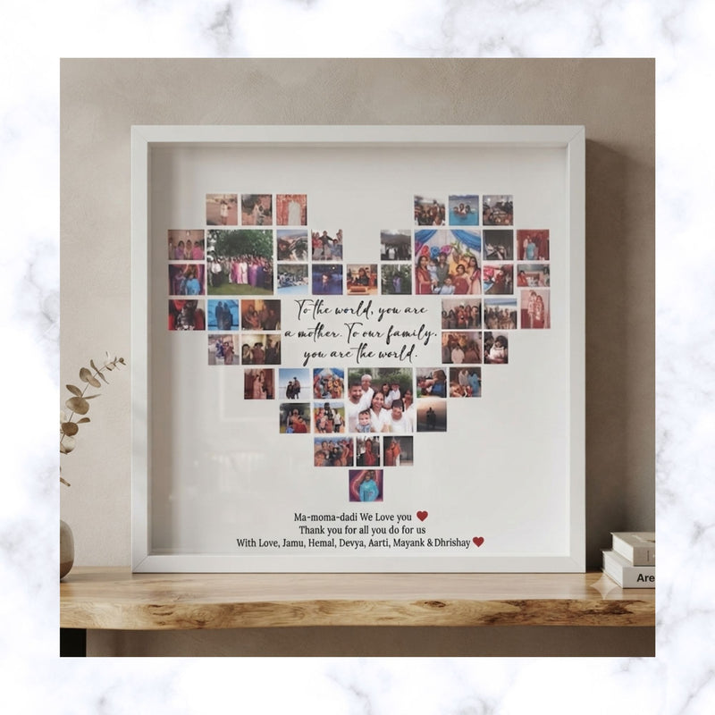 CUSTOM COLLAGE PHOTO FRAME | BIRTHDAY | ANNIVERSARY | WEDDING | GRADUATION | TEACHER | FAREWELL | TEENAGER GIFT | FRIENDS REUNION GIFT