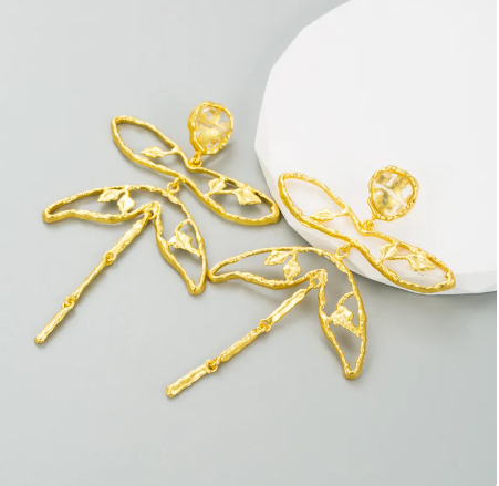 Dragonfly Dangle Earrings