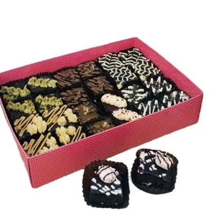 Assorted Mini-brownies Box Of 24