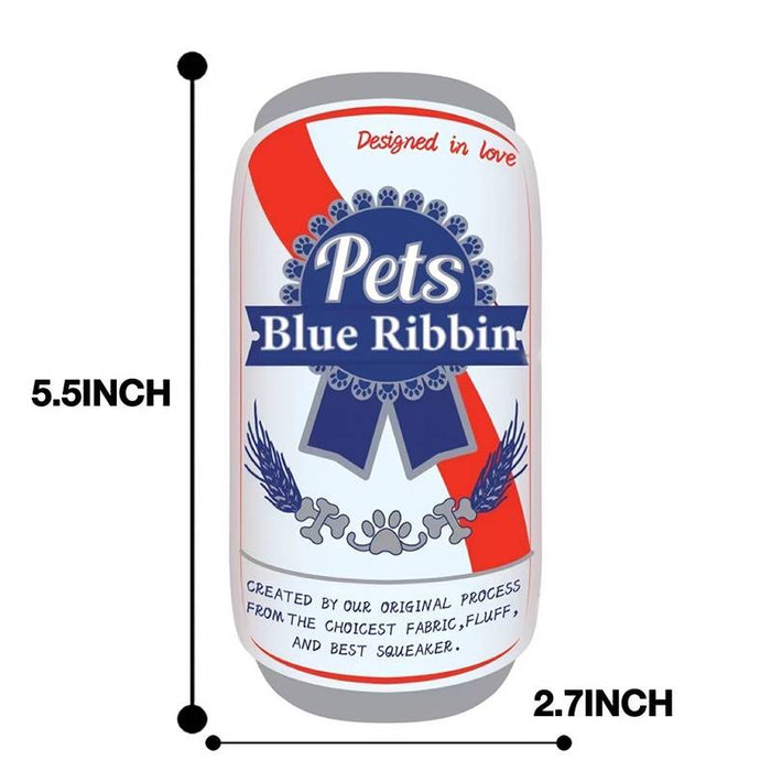 Novetly Plush Squeaky Toys (Beer Can)
