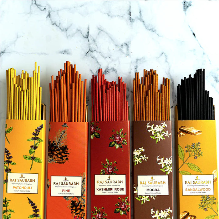 Incense Stick: (Pack of 5 - 40 in each)