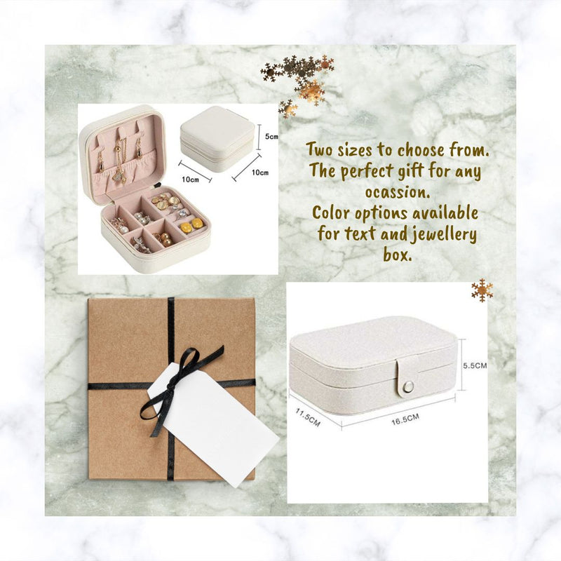 Personalised Jewellery Box | Customized Jewelry Box – Gift for Her | Bridesmaid Proposal/ Bridesmaid Gift/ Teenagers Gift/ Sweet 16 Gift/ Gift For Girls/ Teachers Appreciation | Mothers Day Gift