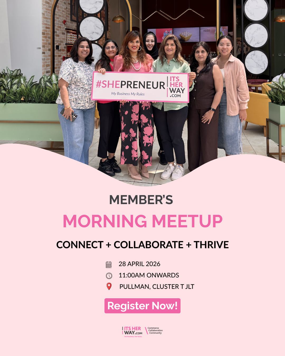 Members’ Morning Meetup 28th April 2026 — ItsHerWay.com
