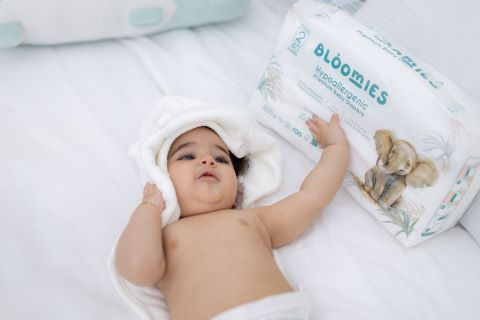 Bloomies Baby Diapers - Size 2 (Baby 3-8kg)