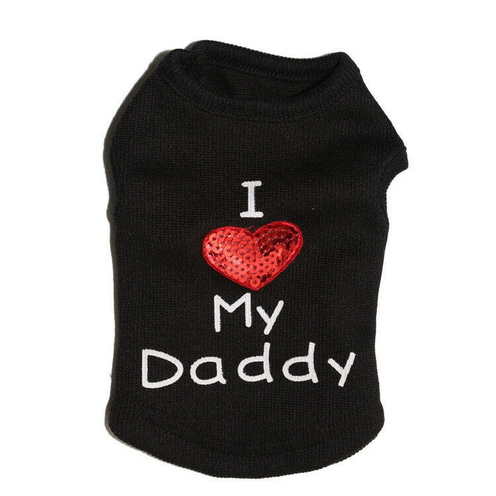I love my Mommy/Daddy Pet Apparel