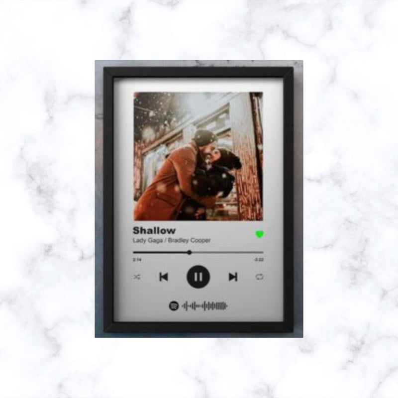 Customized Spotify Frame | Spotify Acrylic Plaque | Hanging Wall Display Frame