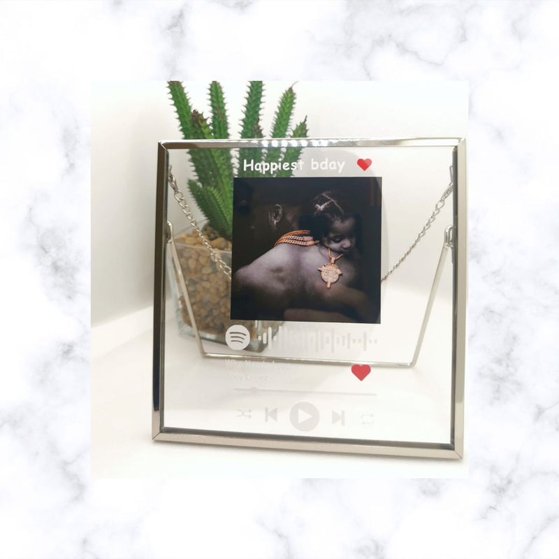Customized Spotify Frame | Spotify Acrylic Plaque | Hanging Wall Display Frame