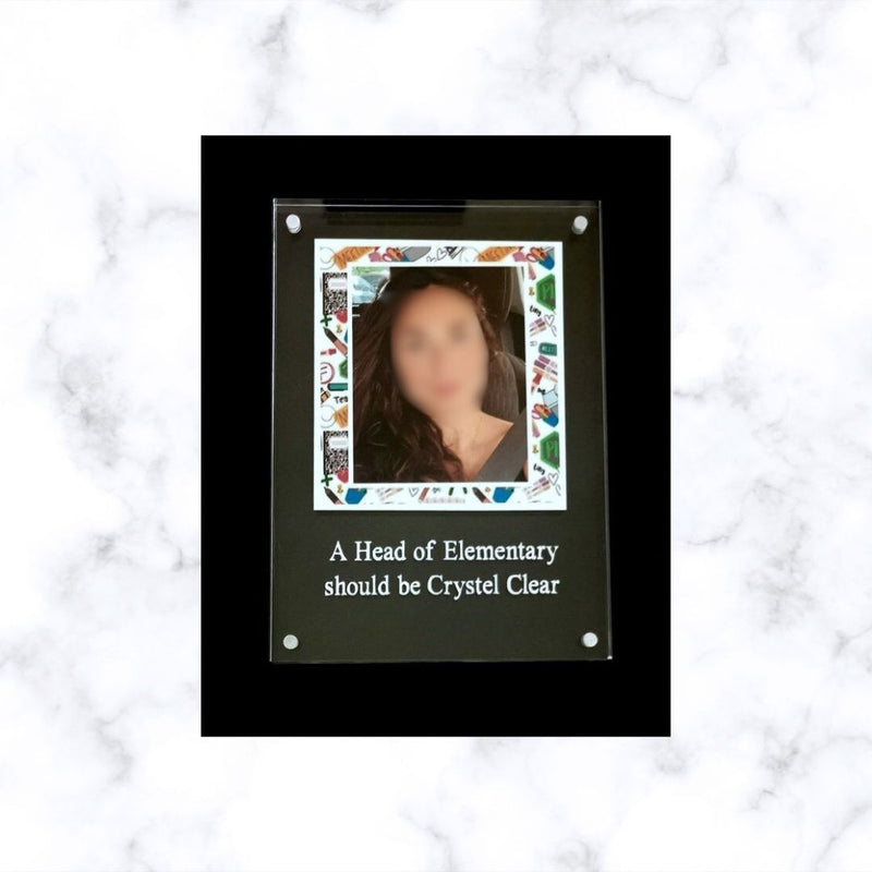 Personalized Acrylic Teacher’s Gift Frame – Rectangular and Square Options