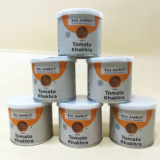 Mini Tomato Khakhra Cans (Pack of 4)