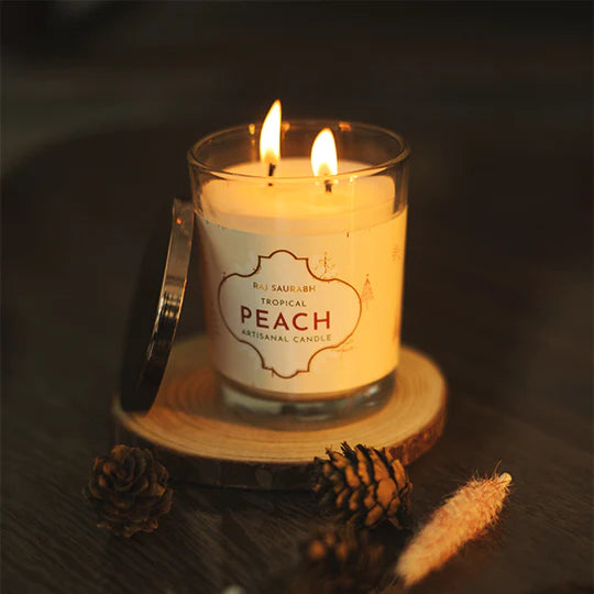 Tropical Peach Artisanal Candle