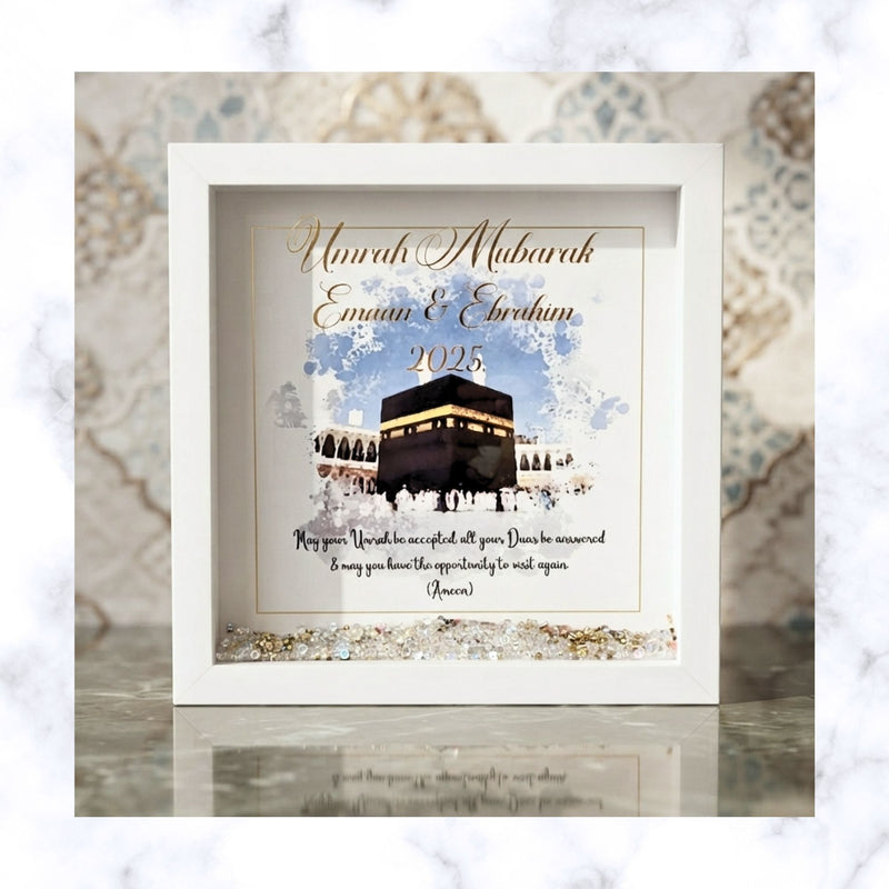 Umrah Mubarak Keepsake Frame