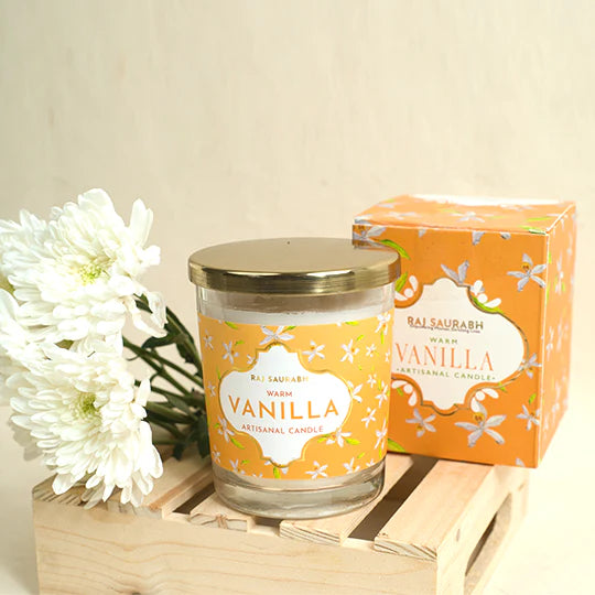 Warm Vanilla Artisanal Candle