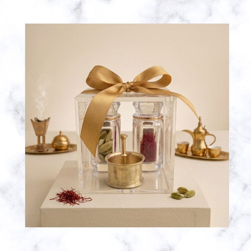 Premium Islamic Gift Box – Saffron & Attar Curations