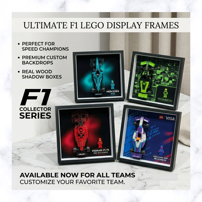 Ultimate F1 Collector’s Series: Custom Shadow Box Display Frames