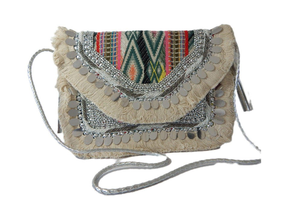 Stylish Beaded Sling Bag - Style Bazaar