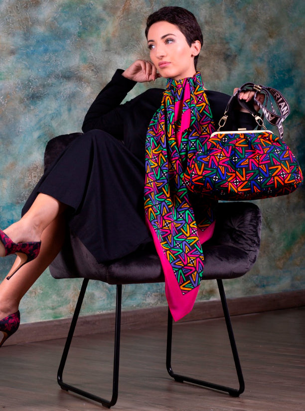 Anni Teriani Silk Scarf WB2