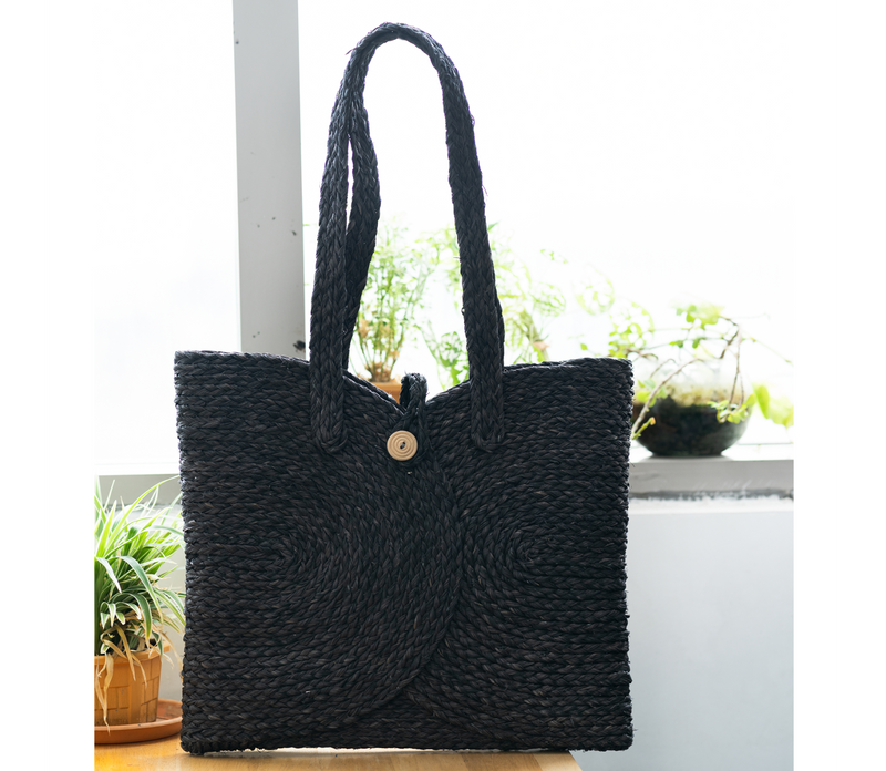 Multi Utility Cloth Lining Bag of Sabai Grass