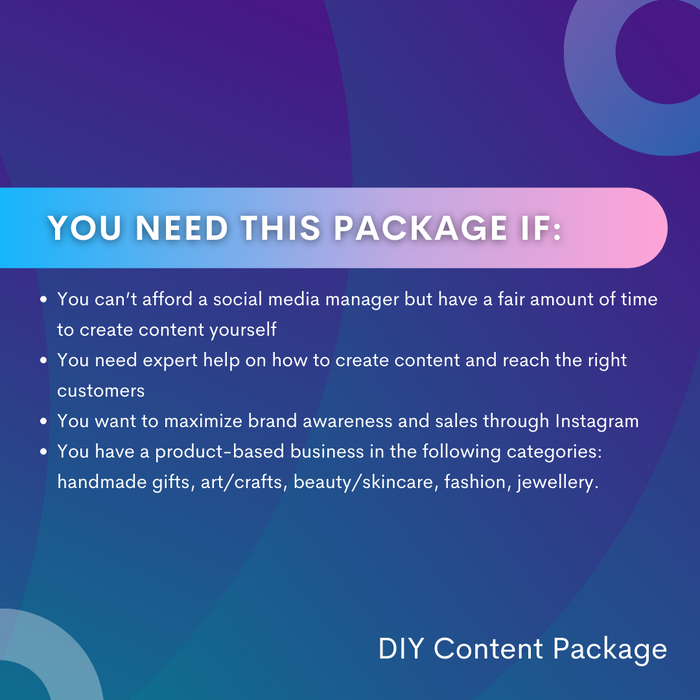 DIY Content Package