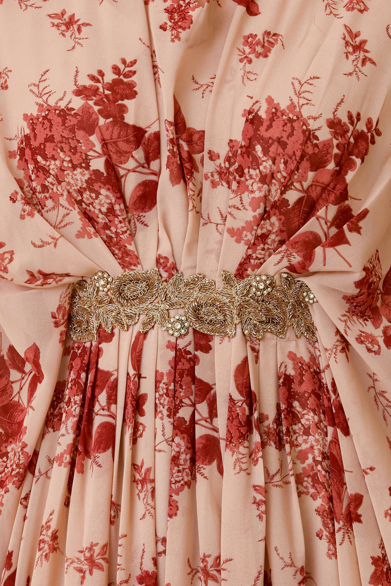 Beige kaftan print
