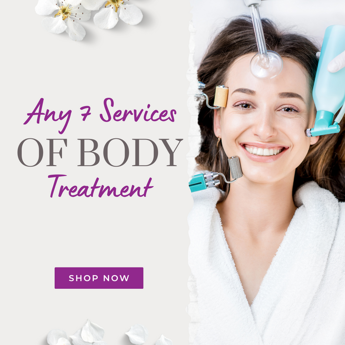 Any 7 Services of body treatment