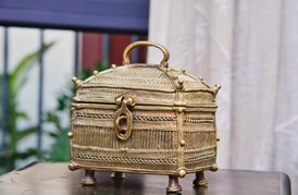 Dokra Jewelry Box From Odisha