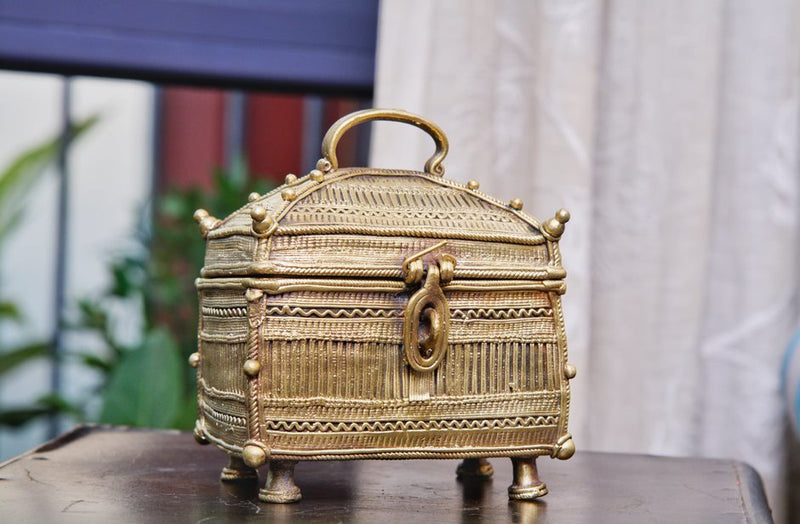 Dokra Jewelry Box From Odisha