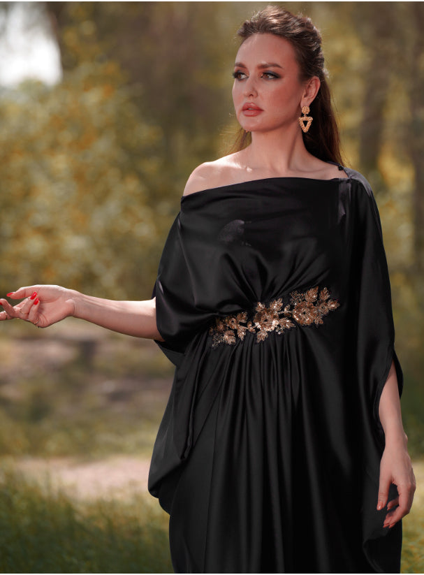 Greek Pleat Black