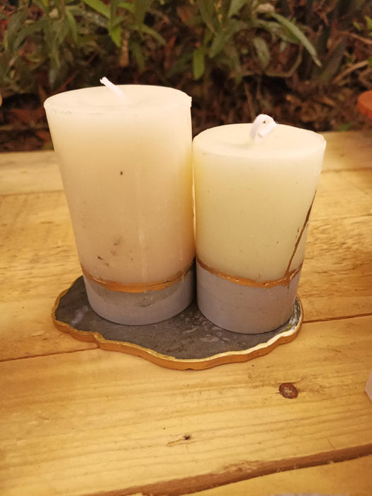 concrete luxury candle - Aayrah' colors of my life