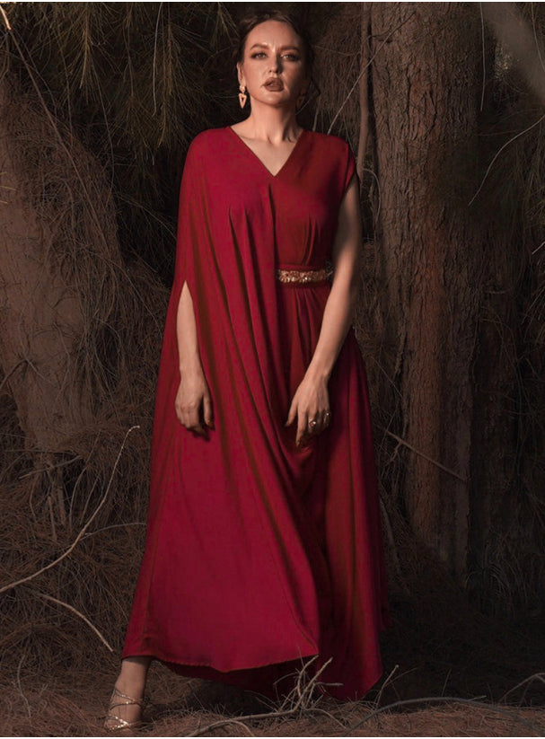 Kaftan Drape - Red