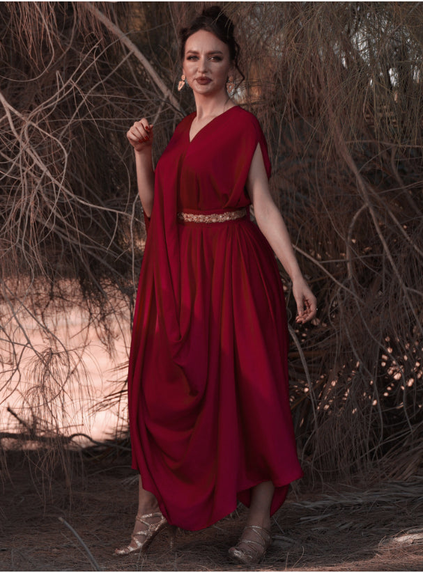 Kaftan Drape - Red