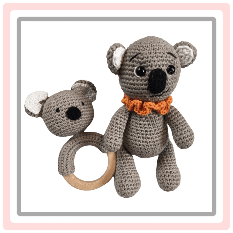 Amigurumi  Koala and Teether