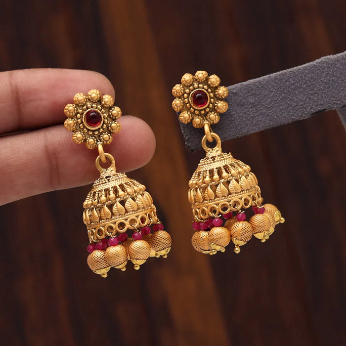Rani Color Matte Gold Earrings (MGE230RNI) - Rani