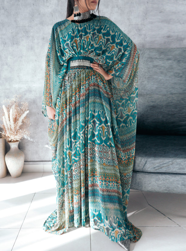 Moroccan Print blue