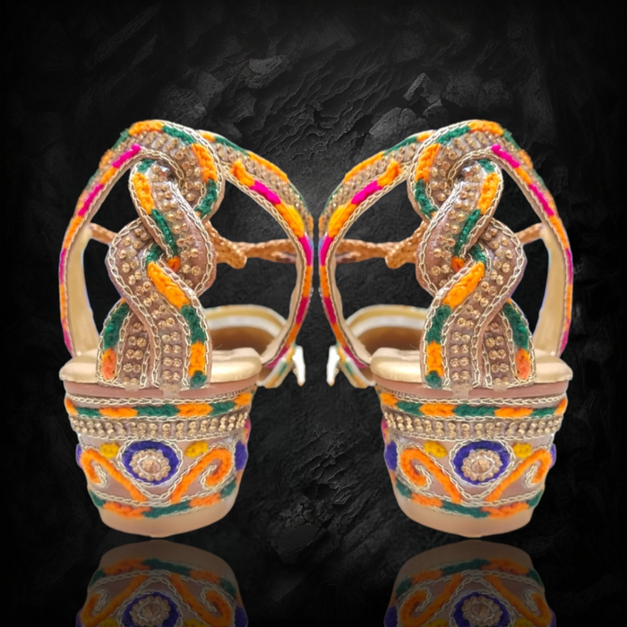 Intricate Hand crafted Sandal Gauhar