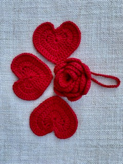 Self Love Collection - rose loofah and heart face pads