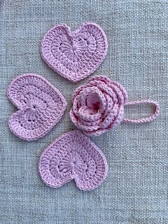 Self Love Collection - rose loofah and heart face pads