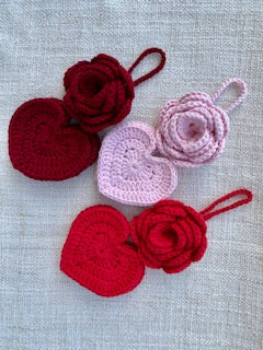 Self Love Collection - rose loofah and heart face pads