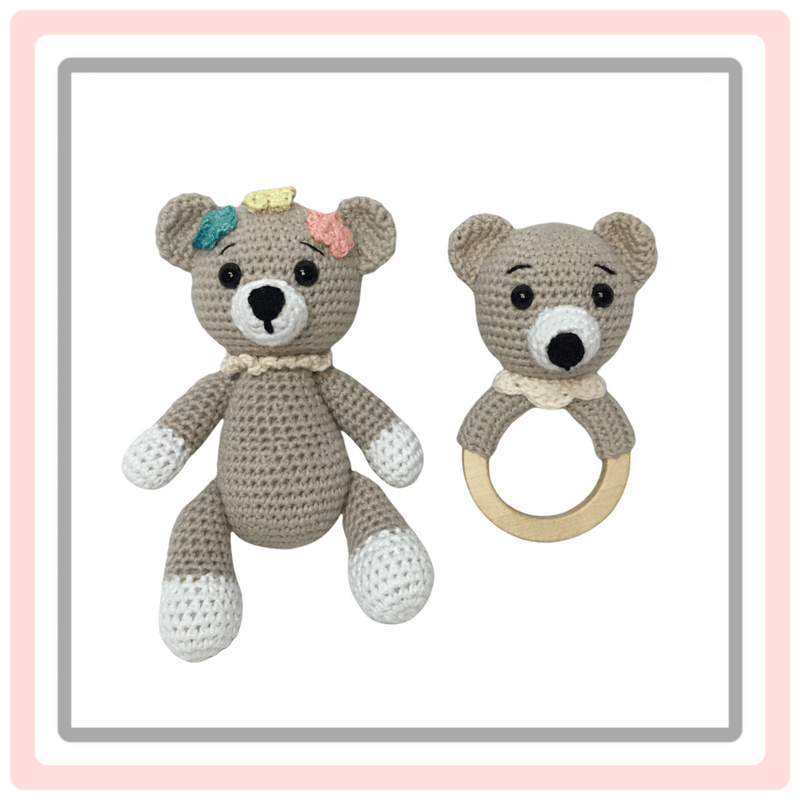Amigurumi  Bear and Teether