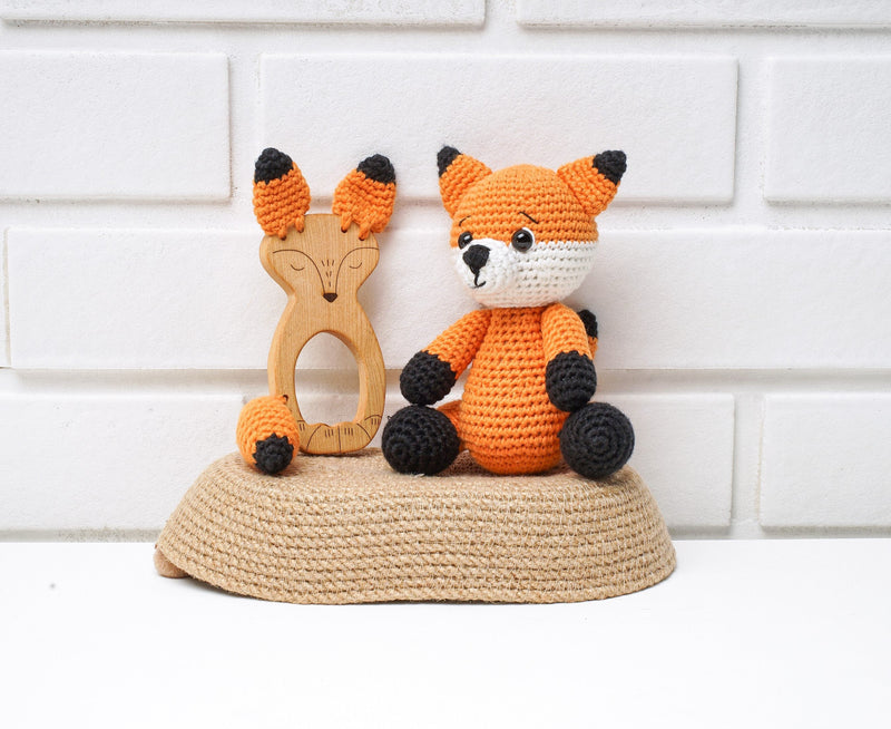 Amigurumi  Fox and Teether