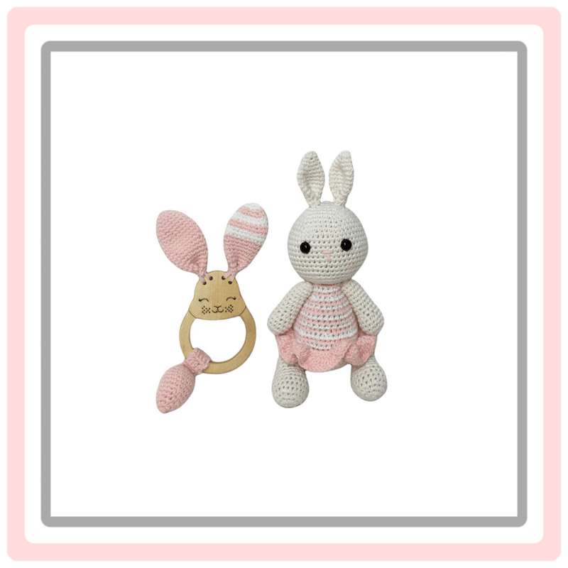 Amigurumi  Rabbit and Teether